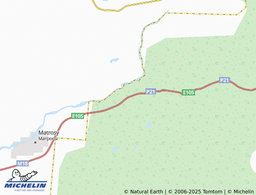 MICHELIN Polovina map - ViaMichelin
