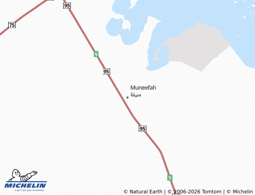MICHELIN Munifah map - ViaMichelin