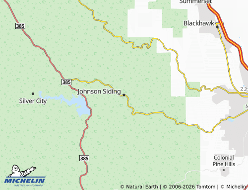 Carte MICHELIN Johnson Siding - ViaMichelin