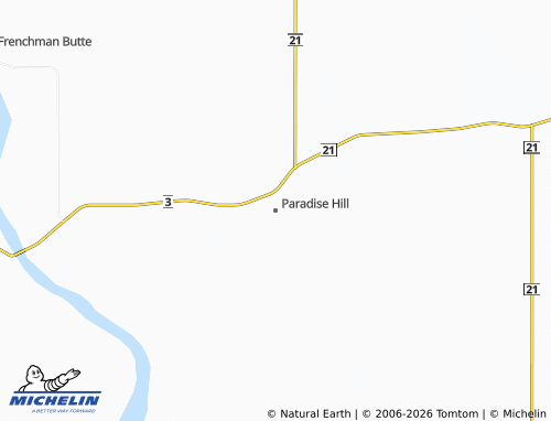 MICHELIN Paradise Hill map - ViaMichelin