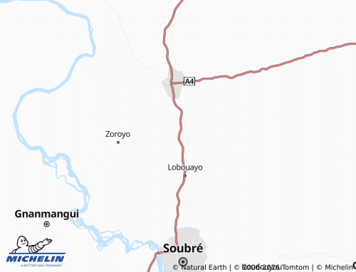 MICHELIN-Landkarte Guguibou - ViaMichelin