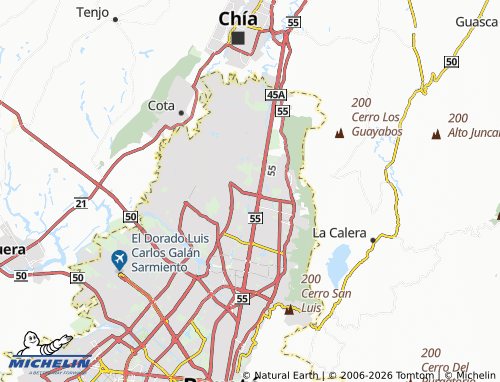 Carte MICHELIN Villa del Prado - ViaMichelin