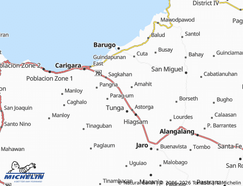 MICHELIN Abango map - ViaMichelin