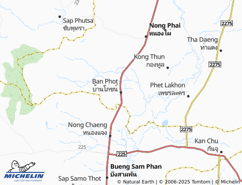 MICHELIN Ban Phot map - ViaMichelin