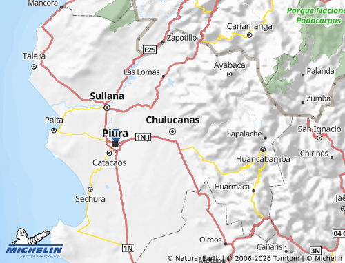 Mapa MICHELIN Morropón - ViaMichelin