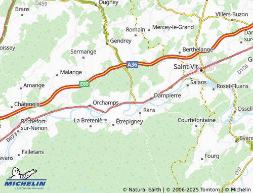 MICHELIN Monteplain map - ViaMichelin