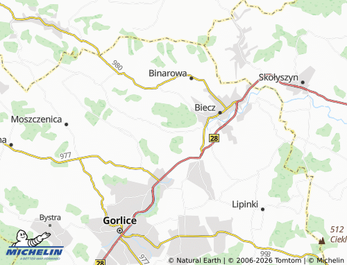 MICHELIN Strzeszyn map - ViaMichelin