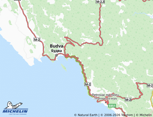 Mapa MICHELIN Rafailovići - ViaMichelin