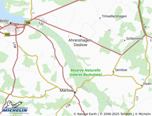 MICHELIN Gruel map - ViaMichelin