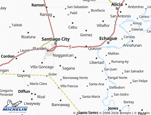 Mappa MICHELIN Naggasican - ViaMichelin