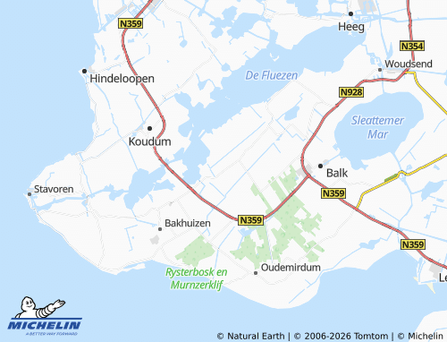 MICHELIN-Landkarte Kolderwolde - ViaMichelin