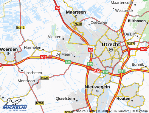 MICHELIN De Meern map - ViaMichelin