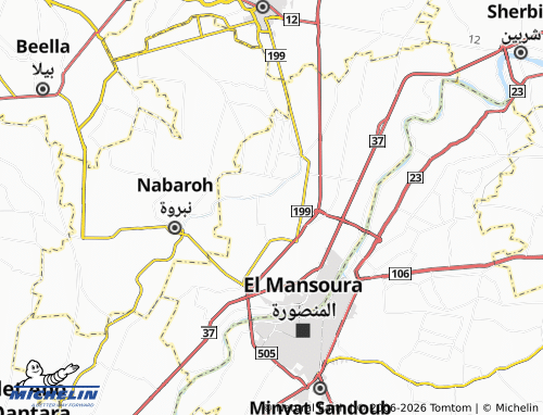 Carte MICHELIN Kafr Dameerah al-Qadeem - ViaMichelin