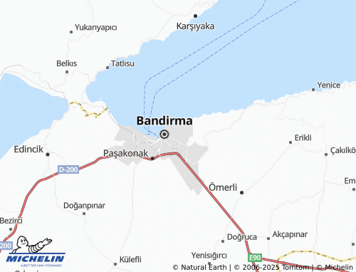 MICHELIN Çınarlı map - ViaMichelin
