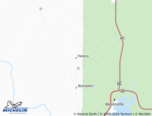 Mappa MICHELIN Perkins - ViaMichelin