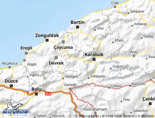 Mappa MICHELIN Yenice - ViaMichelin