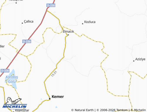 MICHELIN Kayı map - ViaMichelin