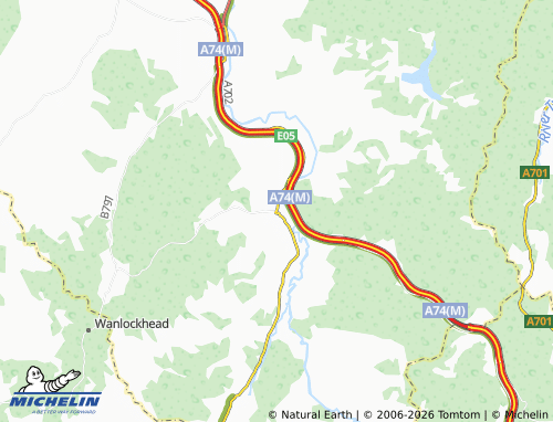 MICHELIN Elvanfoot map - ViaMichelin