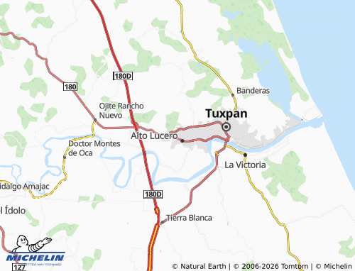 Mapa MICHELIN General Manuel Ávila Camacho - ViaMichelin