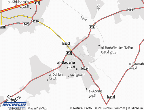 MICHELIN-Landkarte al-Manar - ViaMichelin