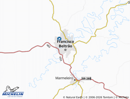 Mapa MICHELIN Centro - ViaMichelin
