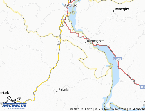 Mappa MICHELIN Kaçarlar - ViaMichelin