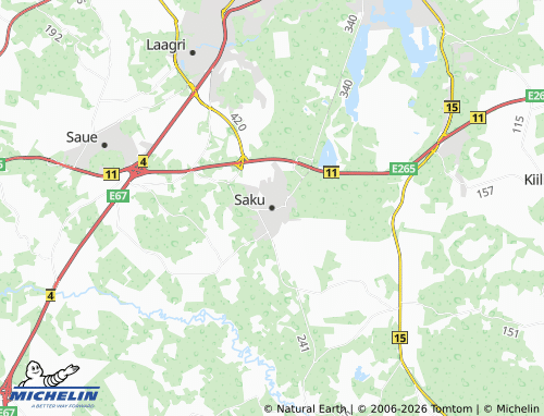MICHELIN-Landkarte Saku vald - ViaMichelin