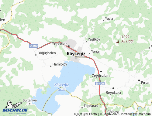 MICHELIN Koycegiz map - ViaMichelin