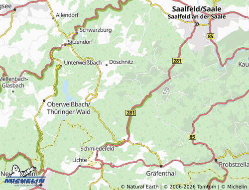MICHELIN Wickersdorf map - ViaMichelin