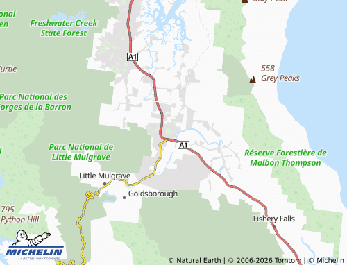 MICHELIN-Landkarte Gordonvale - ViaMichelin