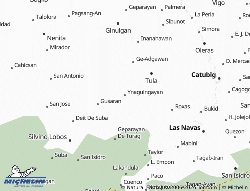 MICHELIN Ynaguingayan map - ViaMichelin