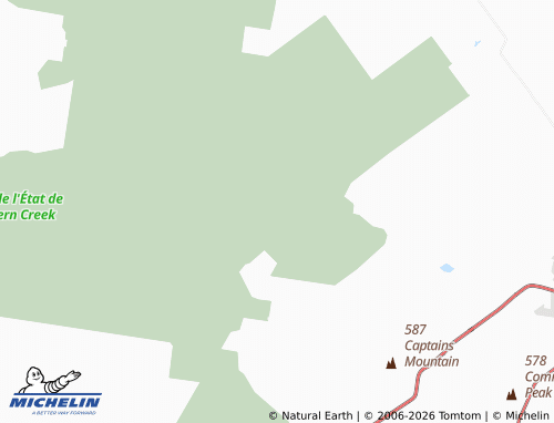 Mapa MICHELIN Western Creek - ViaMichelin