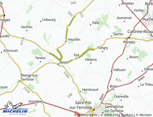 MICHELIN Eps map - ViaMichelin