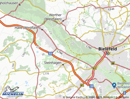 Carte MICHELIN Amshausen - ViaMichelin