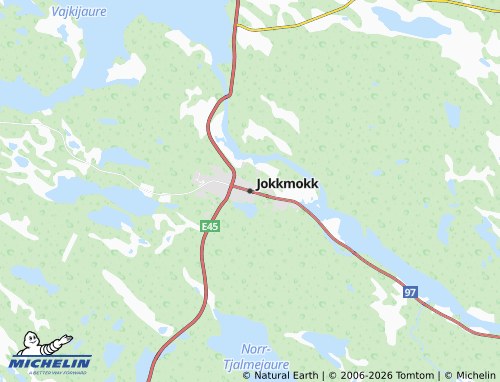 MICHELIN Jokkmokk map - ViaMichelin