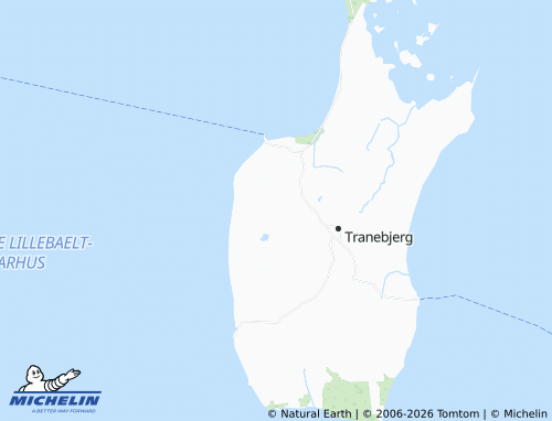 MICHELIN Tanderup map - ViaMichelin