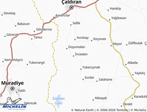 Mappa MICHELIN İncealan - ViaMichelin