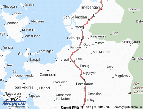 MICHELIN Pinabacdao map - ViaMichelin