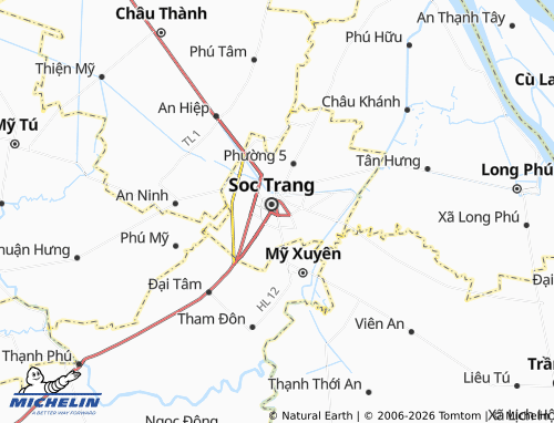 Mapa MICHELIN Phường 3 - ViaMichelin