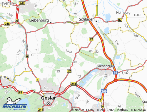 MICHELIN Weddingen map - ViaMichelin