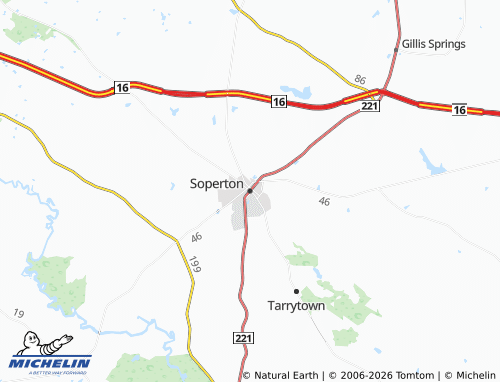Mappa MICHELIN Soperton - ViaMichelin