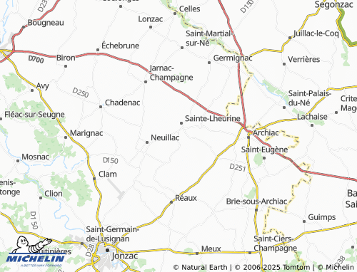 MICHELIN-Landkarte La Valade - ViaMichelin