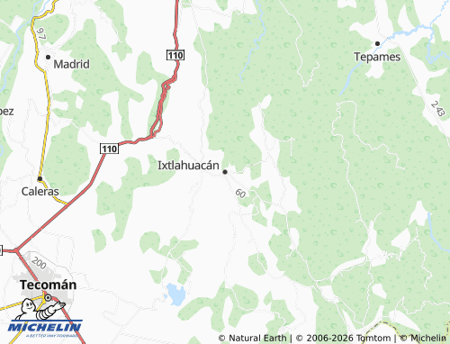 MICHELIN Ixtlahuacán map - ViaMichelin