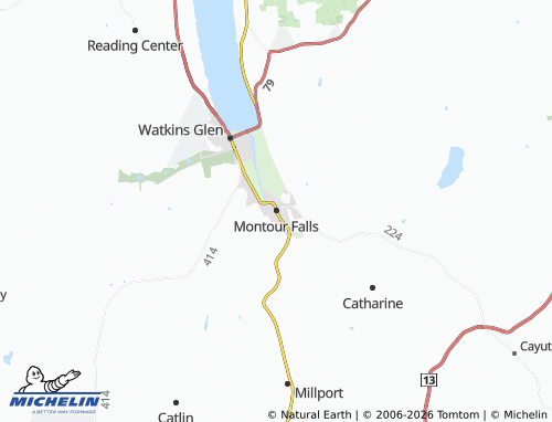 Mapa MICHELIN Montour Falls - ViaMichelin