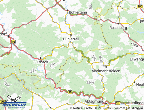 MICHELIN Gerabronn map - ViaMichelin