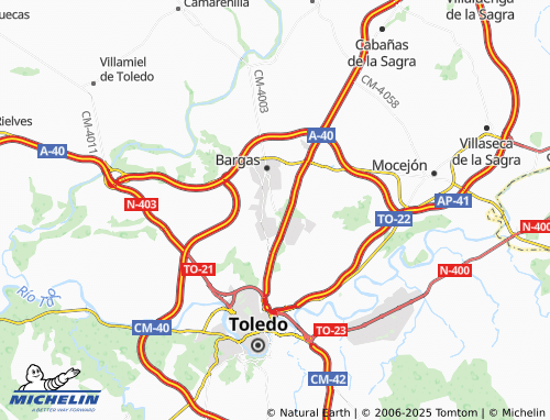 MICHELIN-Landkarte Cerro de las Perdices - ViaMichelin