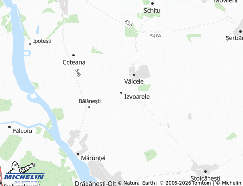 Mapa MICHELIN Izvoarele - ViaMichelin