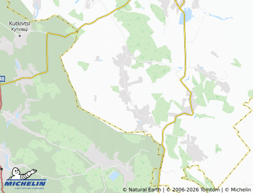 Mapa MICHELIN Syrvatyntsi - ViaMichelin