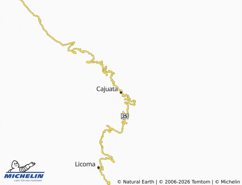 MICHELIN Cajuata map - ViaMichelin