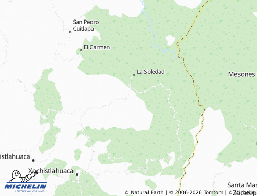 MICHELIN-Landkarte Guadalupe Mano de León - ViaMichelin
